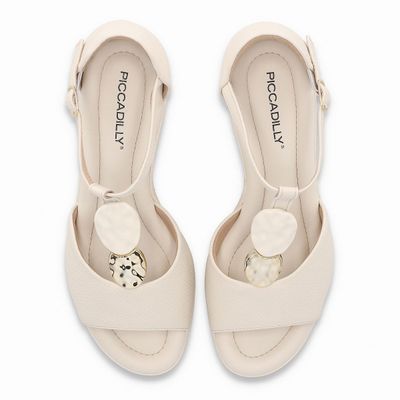 Imagen 2 del producto Sandalia Mujer Crema/Dorado Paola 516 Piccadilly