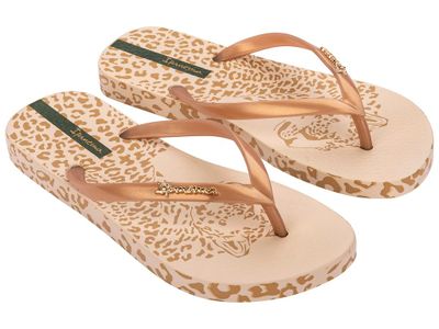Imagen 2 del producto Sandalia Mujer Beige/Oro Animal Chic Ipanema