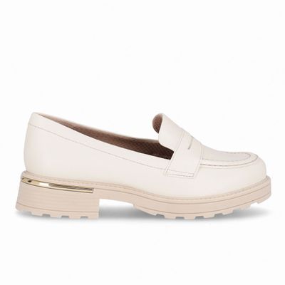 Mocasín Mujer Crema/Snake Gisa Piccadilly