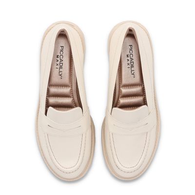 Imagen 2 del producto Mocasín Mujer Crema/Snake Gisa Piccadilly