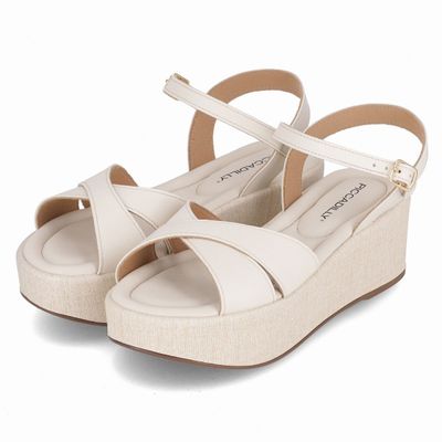 Imagen 2 del producto Sandalia Mujer Crema Leia Piccadilly