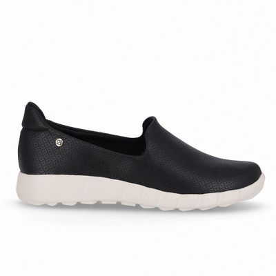 Zapatilla Mujer Negro/Crema Fabi Piccadilly