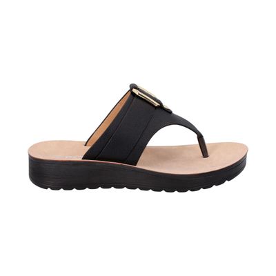 Sandalia Mujer Negro Sole Police