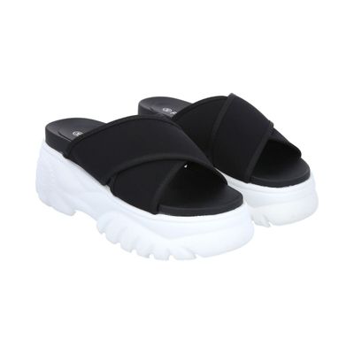 Imagen 2 del producto Sandalia Mujer Negro Plataforma Mixen Police