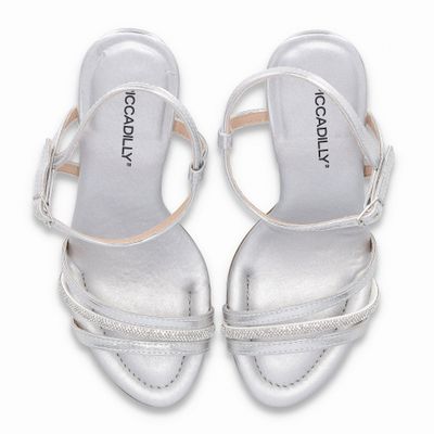 Imagen 2 del producto Sandalia Mujer Plateado/Strass Rafa Piccadilly