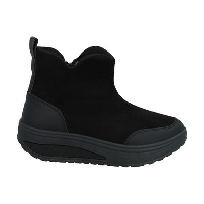 Botin Mujer Negro Plataforma Sole Police