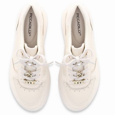 Imagen 2 del producto Zapatilla Mujer Beige/Dorado Beatriz Piccadilly