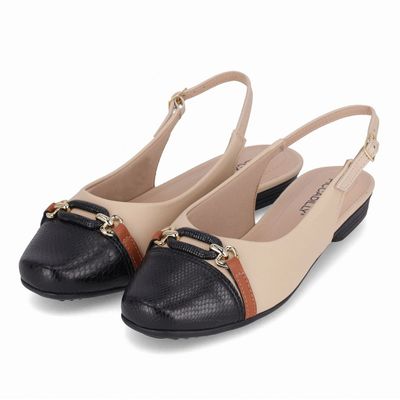 Imagen 2 del producto Ballerina Mujer Nude/Negro Raquel 517 Piccadilly