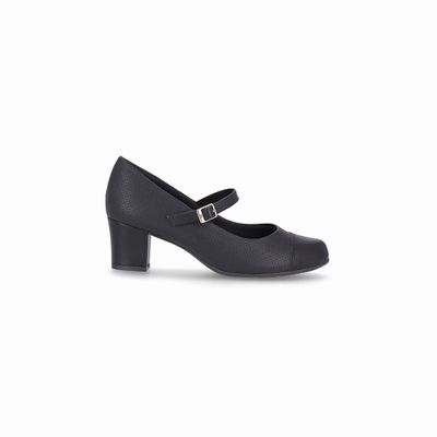 Zapato Mary Jane Mujer Negro Laura 22 Piccadilly