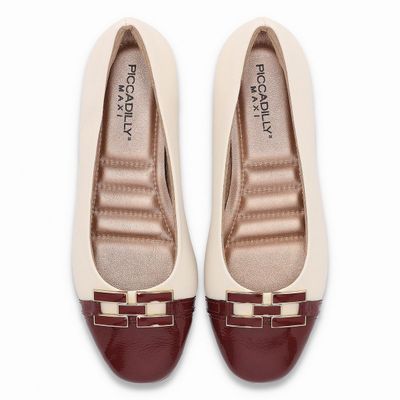 Imagen 2 del producto Ballerina Mujer Crema/Burdeo Michelle 05 Piccadilly