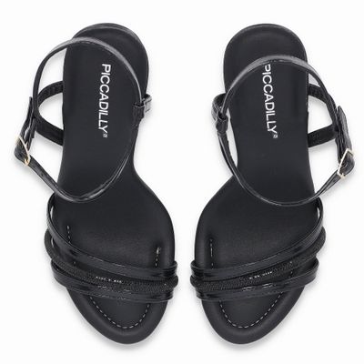 Imagen 2 del producto Sandalia Mujer Negro/Strass Rafa Piccadilly