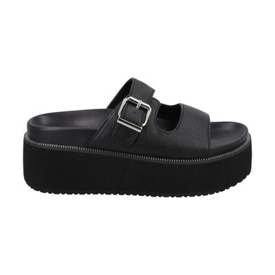 Sandalia Mujer Negro Tezza Police