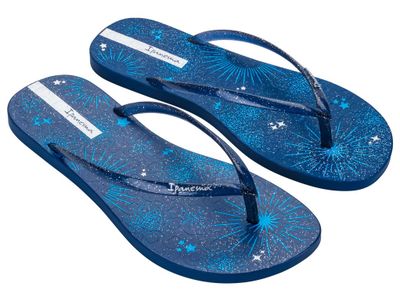Imagen 2 del producto Sandalia Mujer Azul/Glitter Easy Mais Ipanema