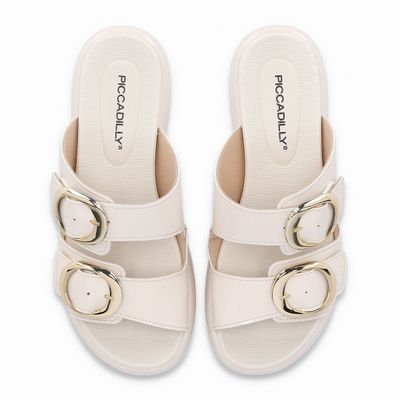 Imagen 2 del producto Sandalia Mujer Sol Crema/Dorado Piccadilly