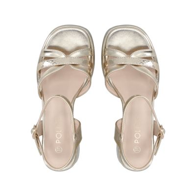 Imagen 2 del producto Sandalia Mujer Dorado Lissa Police