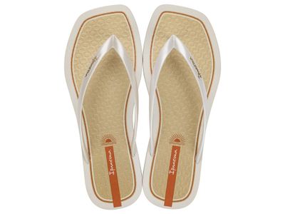 Sandalia Mujer Beige/Dorado Edge Glam Ipanema