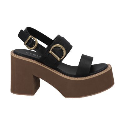 Sandalia Mujer Negro Martina Police