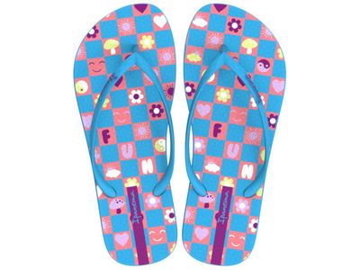 Sandalia Easy Print Azul/Naranja Ipanema