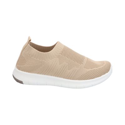 Zapatilla Mujer Beige Karen Detogni