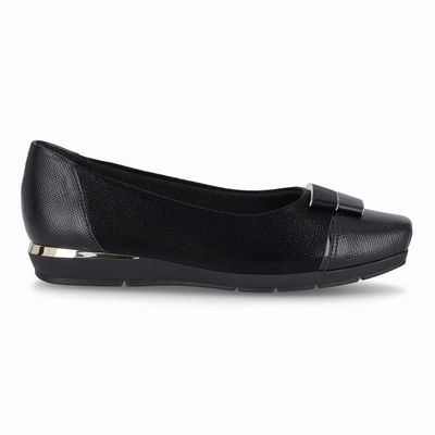 Zapato Mujer Negro/Dorado Fernanda Piccadilly