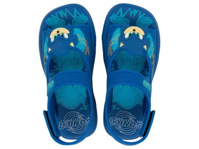 Sandalia Infantil Azul Sonic Rush Ipanema