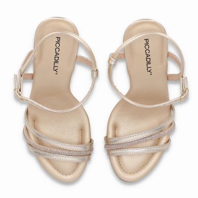 Imagen 2 del producto Sandalia Mujer Dorado/Strass Rafa Piccadilly