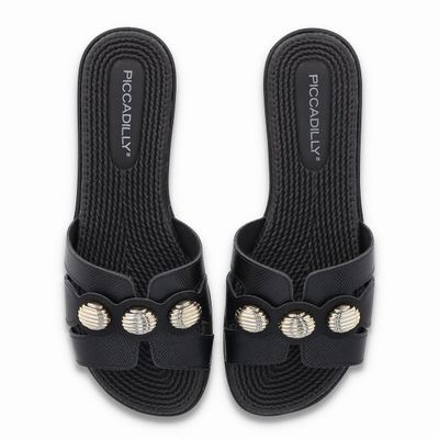 Imagen 2 del producto Sandalia Mujer Negro/Dorado Adla 176 Piccadilly