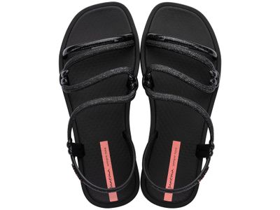 Sandalia Niña Negro/Glitter Solar Mais Ipanema