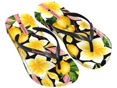 Imagen 2 del producto Sandalia Mujer Negro/Amarillo Arte Ad Ipanema