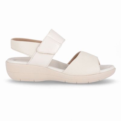 Imagen 1 del producto Sandalia Mujer Crema Fascitis Anabela 15 Piccadilly