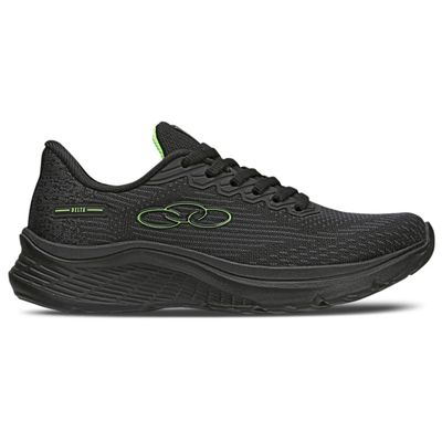 Zapatilla Infantil Delta Negro/Verde Olympikus
