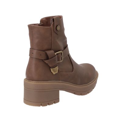 Imagen 2 del producto Botin Casual Mujer Camel Plataforma Luz Detogni