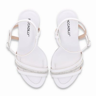 Imagen 2 del producto Sandalia Mujer Blanco/Strass Rafa Piccadilly