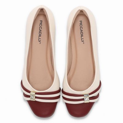 Imagen 2 del producto Ballerina Mujer Crema/Burdeo Raquel Piccadilly