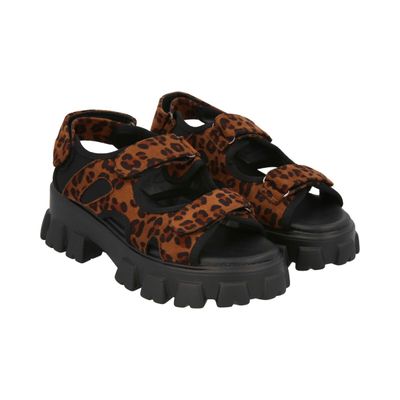 Imagen 2 del producto Sandalia Mujer Animal Print Plataforma Mixen Police