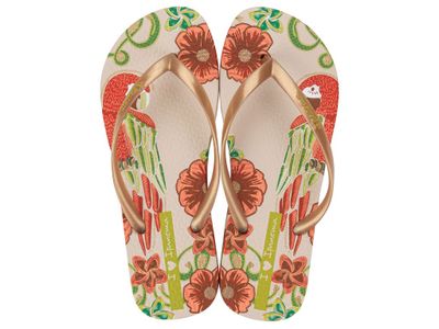 Sandalia Mujer Beige/Oro Summer Ipanema