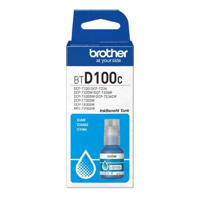 Tinta Brother BTD100C Cyan