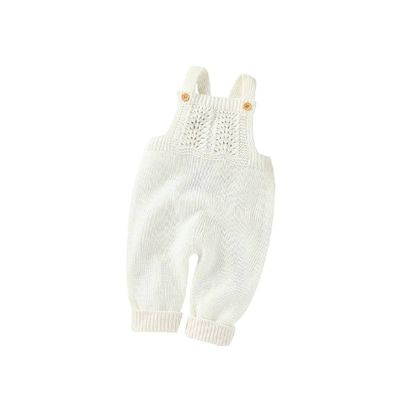 Jardinera Tejida Lana Para Bebés De 0-6 Meses