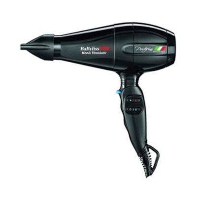 Imagen 2 del producto SECADOR PORTOFINO 6600 NANO TITANIUM BABYLISSPRO NEGRO