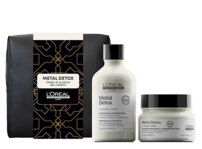 SET DUO SHAMPOO Y MASK METAL DETOX LOREAL