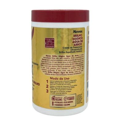 Imagen 2 del producto TRATAMIENTO BRILLO MAGICO AGUA DE ARROZ NOVEX