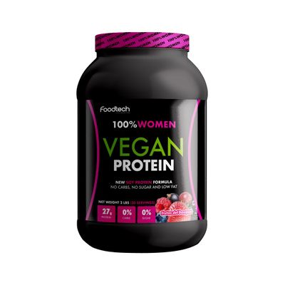 100 % Women Vegan Protein 2LB - Foodtech frutos del bosque