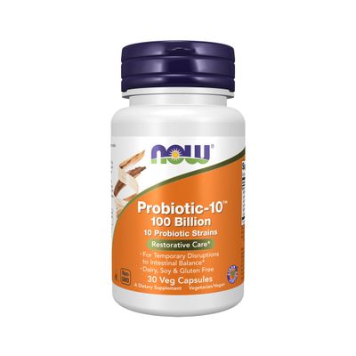 Probiotic-10 100 Billion 30 caps - Now Foods