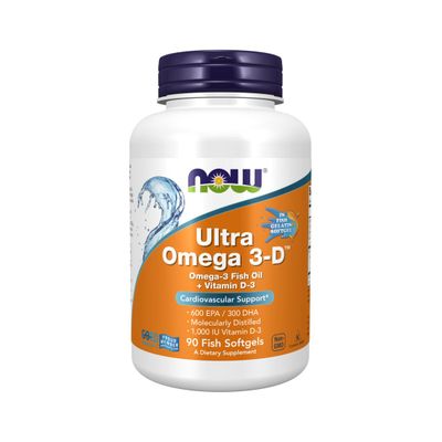 Ultra Omega 3-D 90 caps - Now Foods