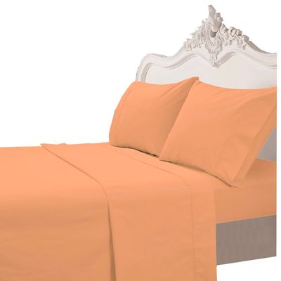 Juego de Sabanas T200 Lisa Damasco 1,5 Pzas