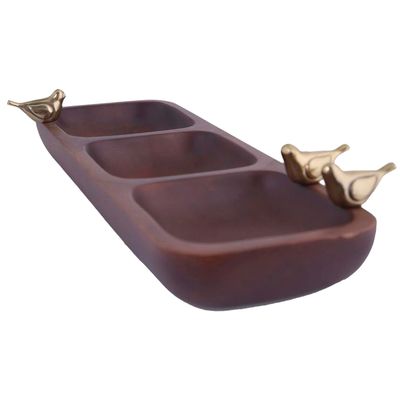 Imagen 2 del producto Bandeja Decorativa Ébano Pájaros