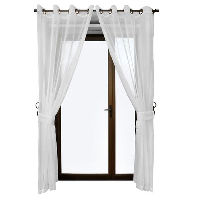 Set Velo Liso 4 Piezas Argollas