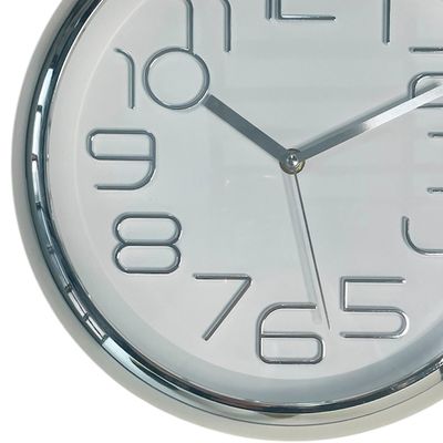 Imagen 2 del producto Reloj Mural Decorativo Lugano Silver 30.5 x 4.5 Cm