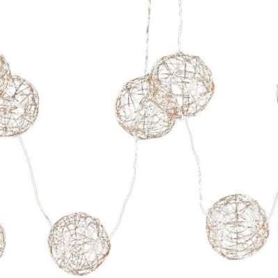 Imagen 2 del producto Guirnalda Luminosa Bolas Luces Led Gold