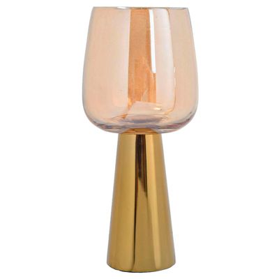 Portavela Decorativo Bari Gold Mediano